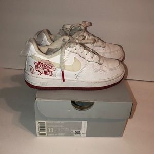 Nike Air Force 1 Low White University Red